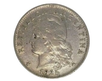 Argentina 1925 20 Centavos Error Coin