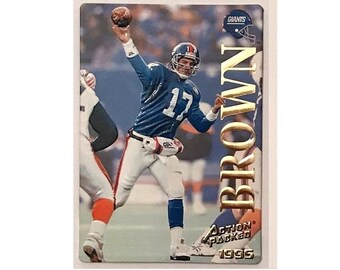 1995 Action Packed Quick Silver #26 Dave Brown Vintage Football Card