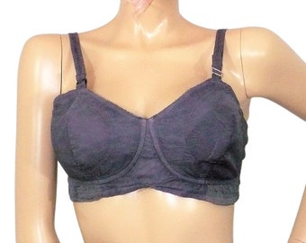 1940s Vintage 34C Curves Ahead Bra Brassiere GetLuckyVintage