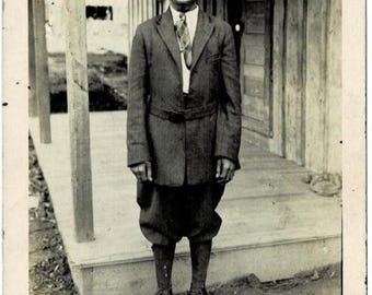 1910 African American Boy Postcard (RPPC)