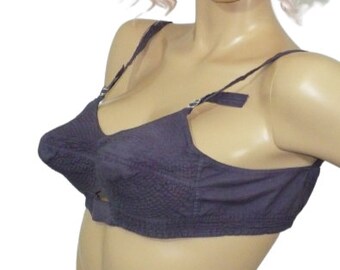 1950s Vintage 28B Add-vantage Purple Bra Brassiere GetLuckyVintage