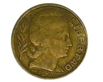 Argentina 1950 20 Centavos Error Coin
