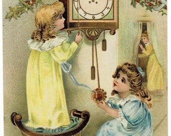 1907 Cuckoo-Cuckoo, It's Christmas! Postcard