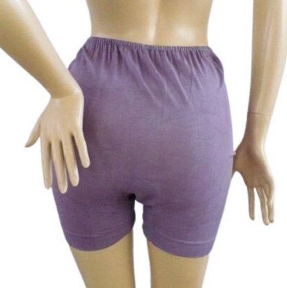 1960s Vintage Purple Long Leg Panty Hammock Crotch Getluckyvintage 