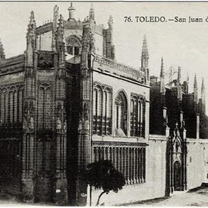 1909 Saint John Monastery of Monarchs Toledo Spain Topographical Postcard Get Lucky Vintage Ephemera Memorabilia Deltiology