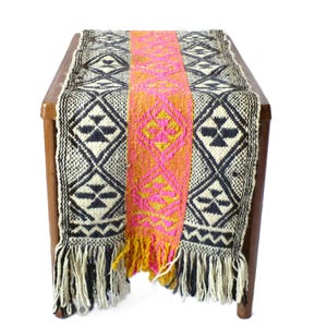 1960s Handwoven Mapuche Table Runner (42-inches) - Argentina