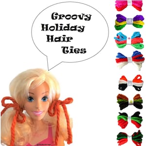 Holiday Collections - 1970s Yarn Hair Ties, By The Bundle