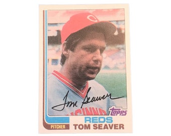 1982 Topps #30 Tom Seaver Reds HOF Vintage Baseball Card MLB