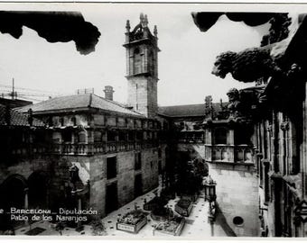 1929 Barcelona Spain Postcard, Provincial Council
