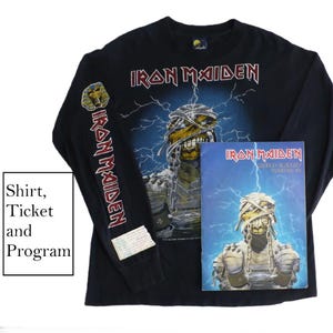 Iron Maiden 1984 Tour Shirt - Etsy