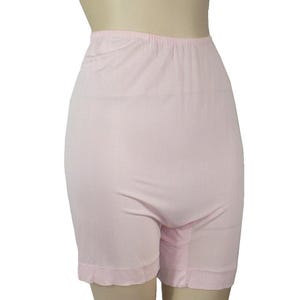 Medium Vintage Pink Pettipants Rayon Panties Long Leg Underwear High-Waist Boxer Brief Get  luckt Vintage