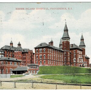 1907 Providence Hospital Rhode Island Vintage Postcard Get Lucky Vintage Deltiology Ephemera Memorabilia