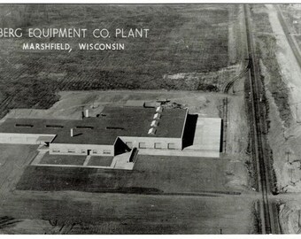 1940 Berg Equipment Marshfield Wisconsin Vintage Postcard RPPC by GetLuckyVintage