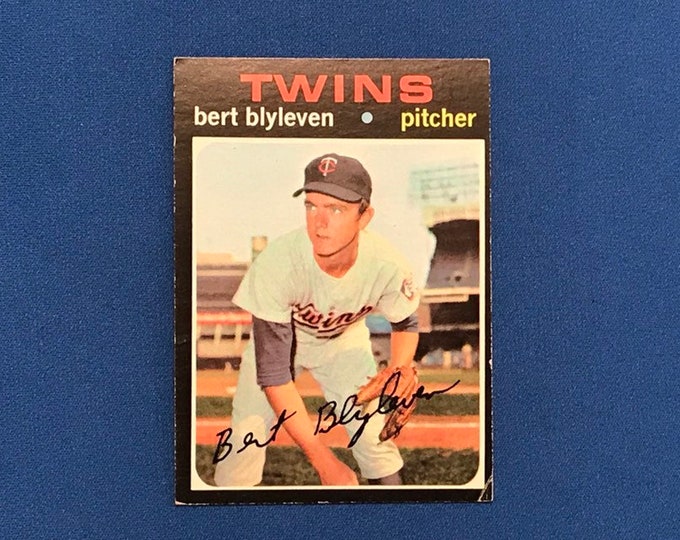 1971 Topps #26 Bert Blyleven Twins RC Vintage Baseball Card