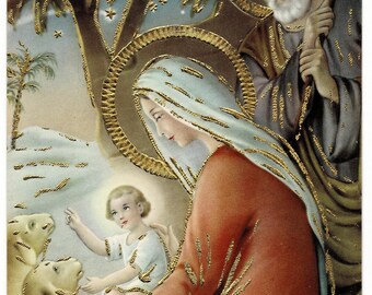 1959 “Buon Natale” Christmas Postcard