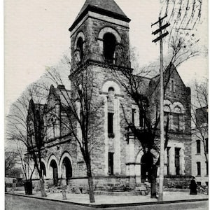 1909 Post Office Canton Ohio Vintage Postcard Get Lucky Vintage Ephemera Deltiology Memorabilia