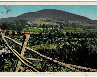 1912 Mount Wachusett Massachusetts Postcard, New England