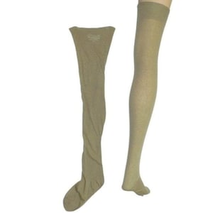 10.5x28 Vintage 1960s Cotton Thigh High Garter Stockings Activewear Golf Tennis Maid Hosiery Oversized Stout Get Lucky Vintage