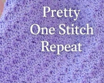 Crochet Baby Blanket Pattern - Beginner Friendly -  Spring Violet Blanket