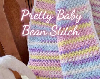 Crochet Baby Blanket Pattern - Sun-Kissed Pastels - Easy Crochet
