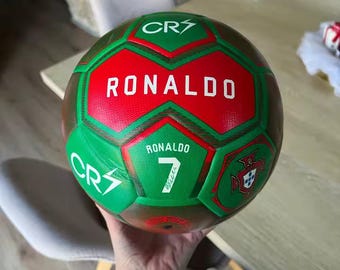 Pallone da calcio Ronaldo CR7 – Portogallo, allenamento di calcio per bambini e adulti