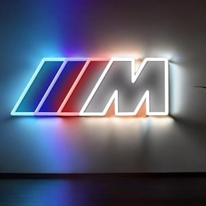 ネオンサイン BMW Mパフォーマンス LED壁飾り USB接続 雰囲気抜群 BMW ビーエムダブリュー M Performance Mスポーツ ネオンサイン