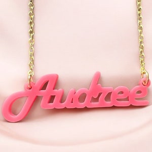 Toddler Name Necklace For Baby Girl Twins Birthday Jewelry Gift For Girl Kids Gift Personalized Children Christmas Gift For Mom Necklace