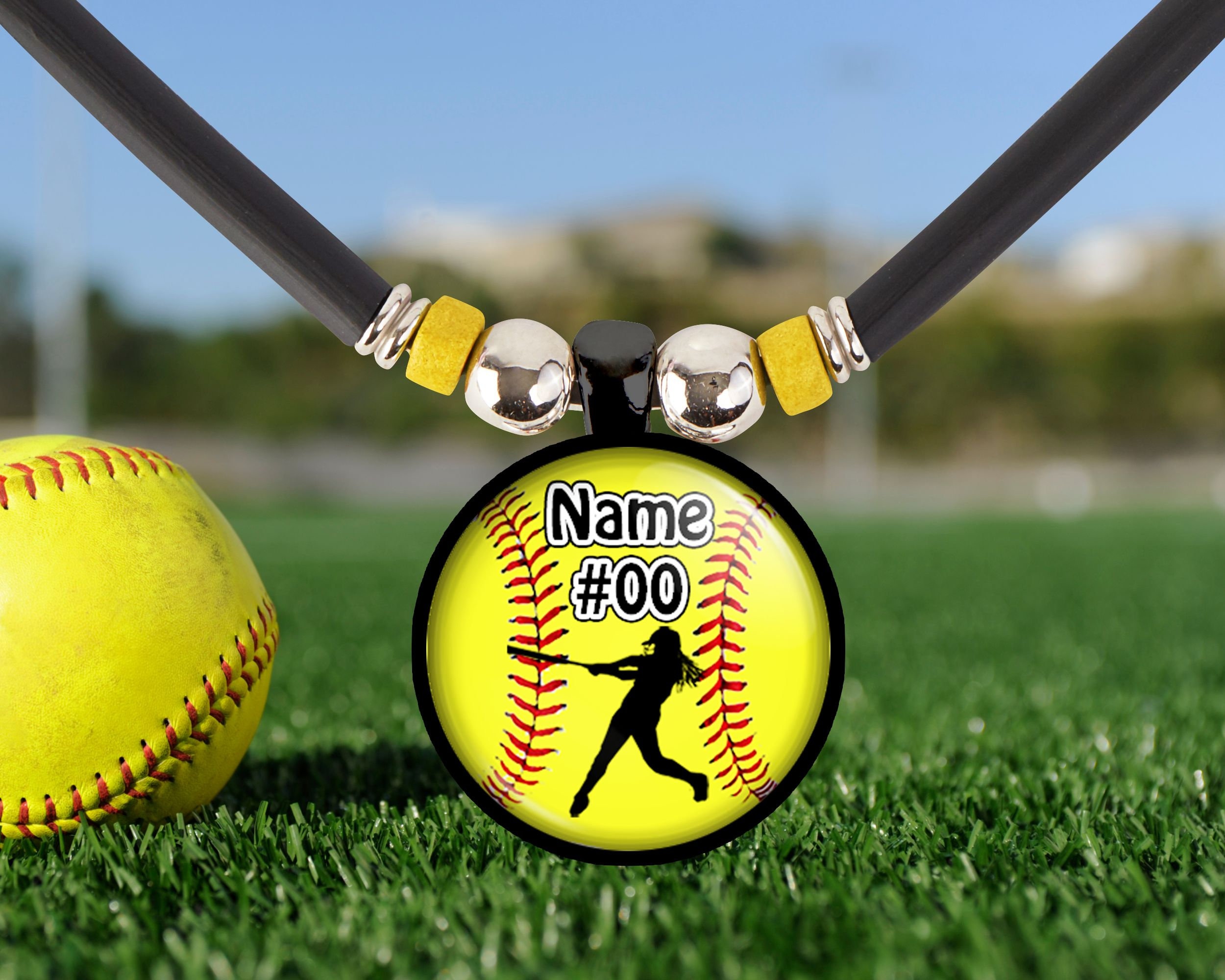 Softball Necklace