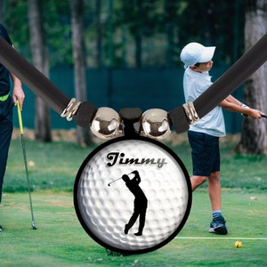 Boys/mens Golf Customized Gift Personalized 3D Pendant/Charm Golfing Necklace With Name Golf ball Jewelry