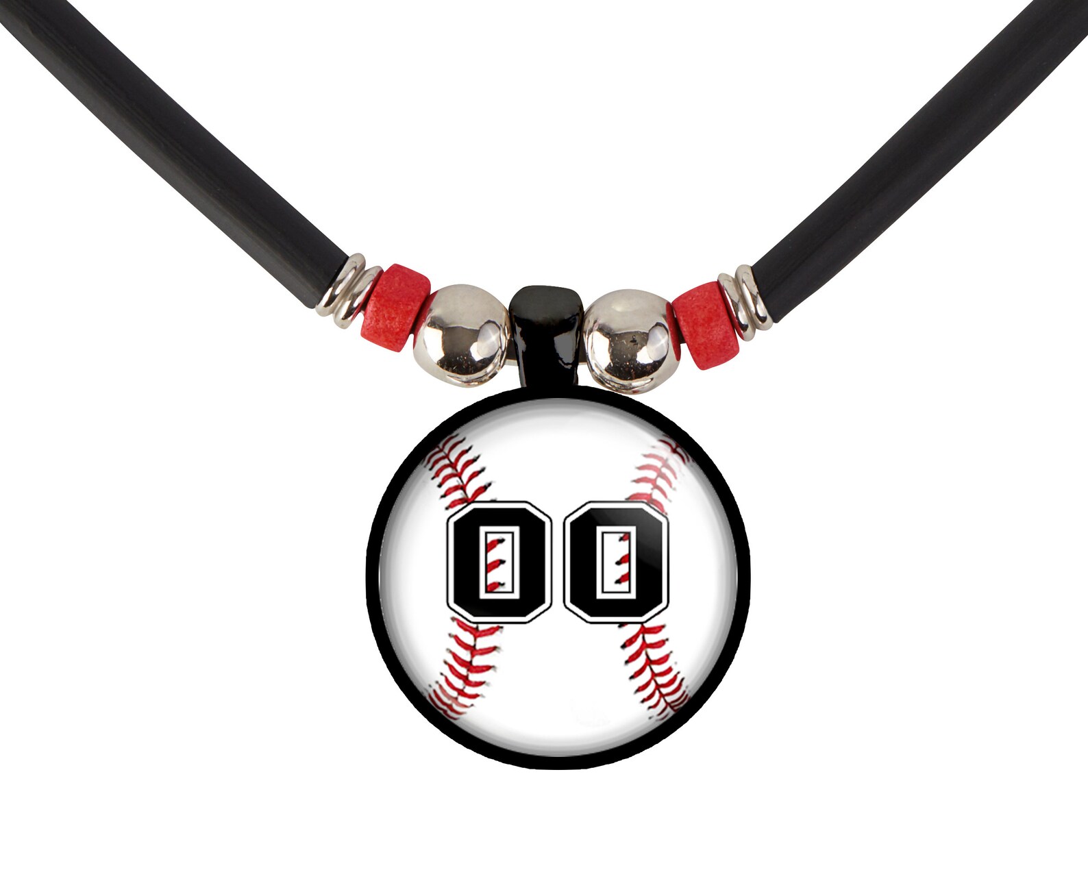 Personalized Baseball Number 3D Chain Necklace Boys Baseball Number ...