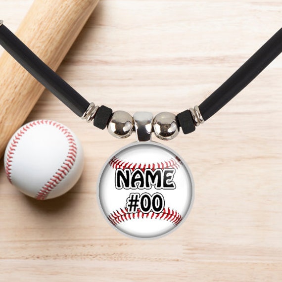 Baseball Gift Baseball Necklace For Boys with Name and/or Etsy