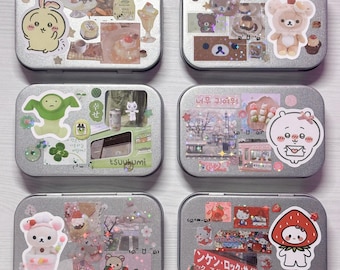 decorated tin wallets/trinket boxes/altoid wallets