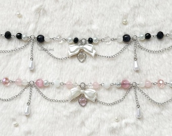 heart beaded necklace