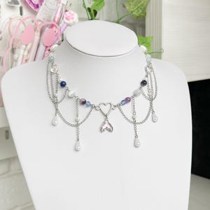 Collar de cuentas inspirado en Kokomi
