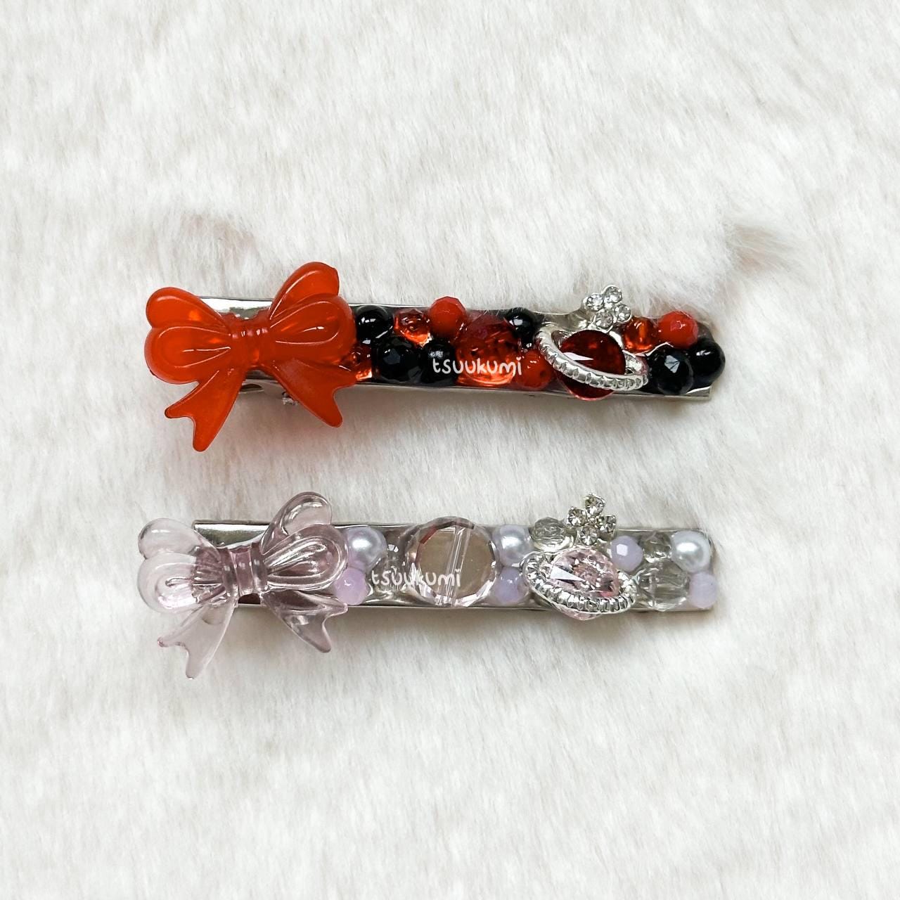 Vivienne Westwood Hair Ties Elegant Minimalist Hair Accessories VIVIENNE WESTWOOD HAIR CLIP 02 – ETEFT AUTHENTIC main image 3
