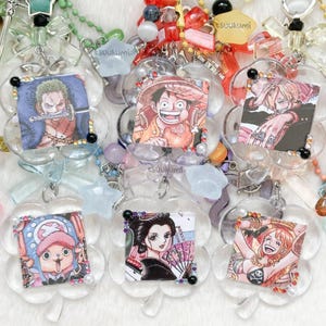 one piece beaded keychains