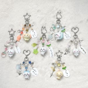 PRE-ORDER chiikawa beaded keychains (details in description)