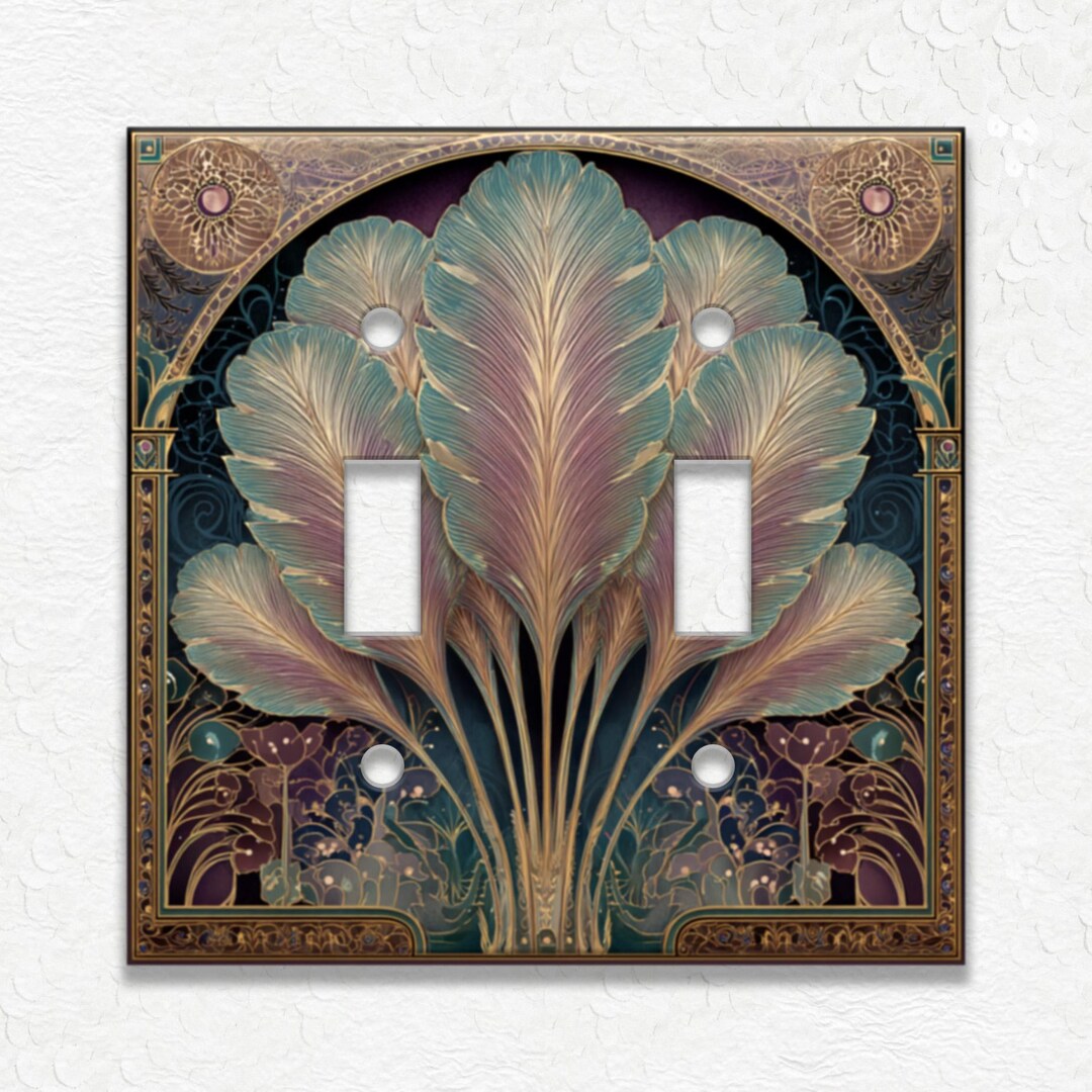 Art Deco Switch Platesnull