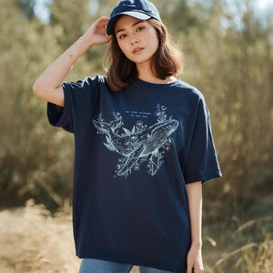 Floral Boho Sea Creatures PNG SVG: Ocean Lover T-Shirt Design (Digital Download) image 7