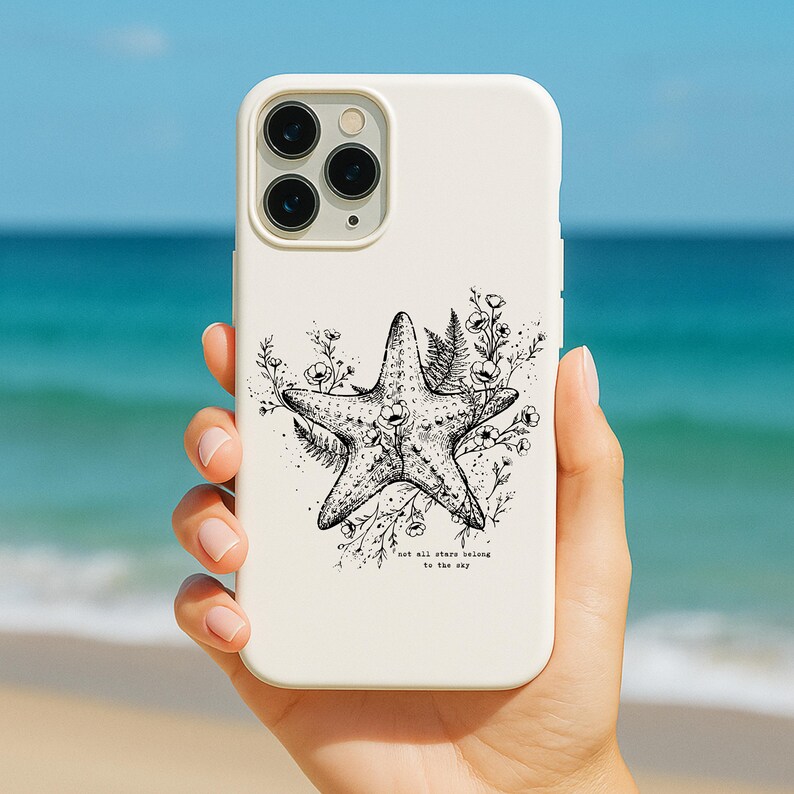 Floral Boho Sea Creatures PNG SVG: Ocean Lover T-Shirt Design (Digital Download) image 15