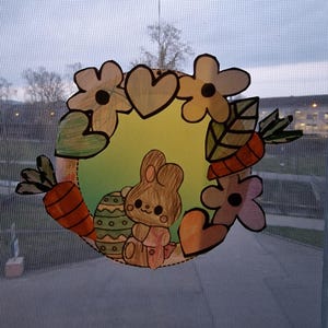 Easter window pictures