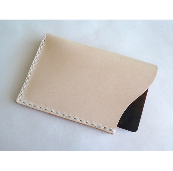Leather Card Case 03 Wallet Etsy
