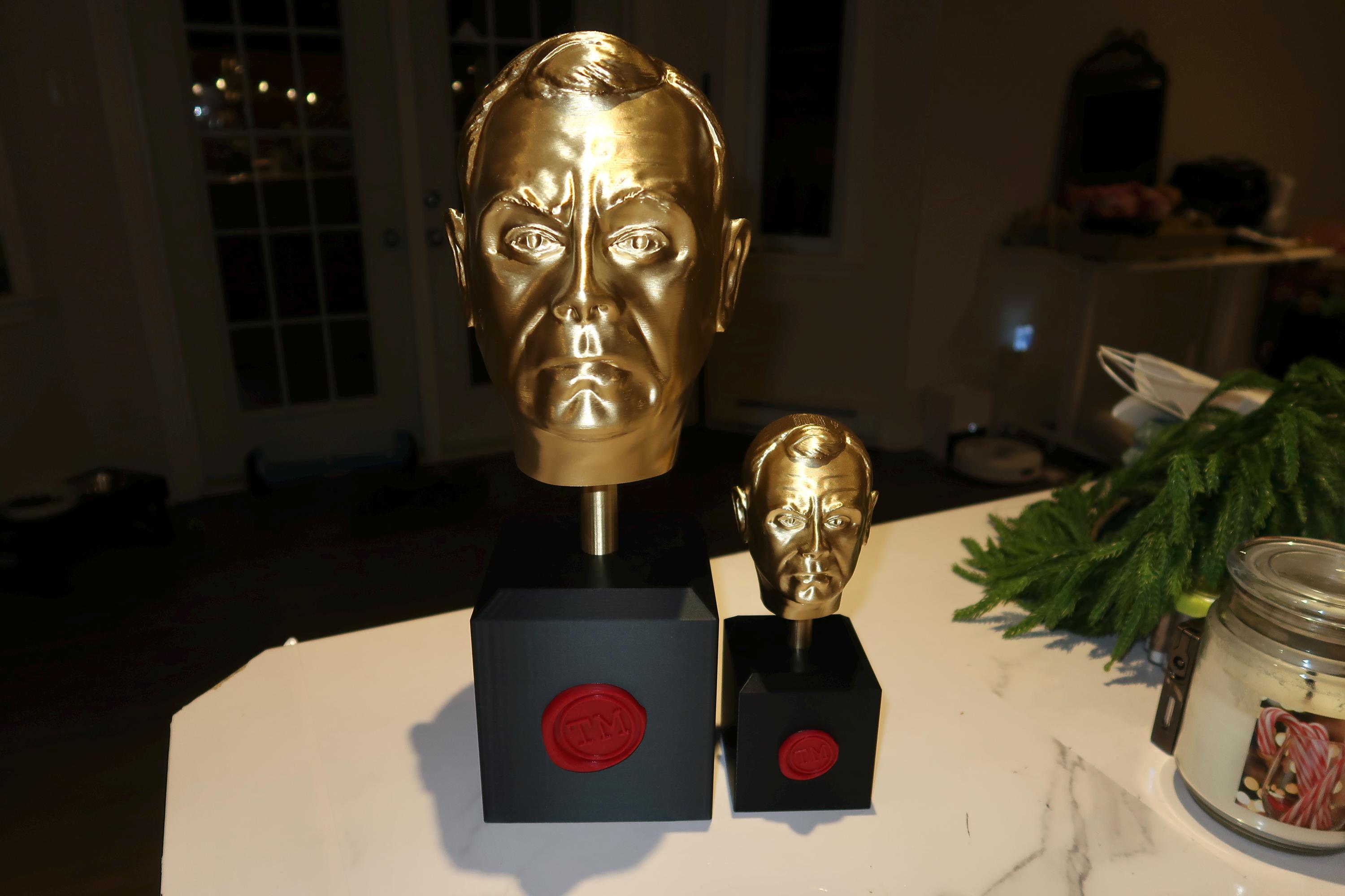 Taskmaster Trophy Replica 44cm + Free Mini Trophy (identical to the ...