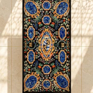 Pietra  Dura Inlay work Dining Table
