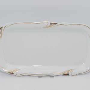 King cake plate Royal pr. Tettau Etoiles Corsica King cake plate Porcelain Tettau Etoiles Corsica oblong cake plate Corsica