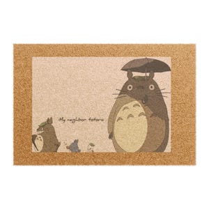 Totoro Doormat, Welcome Mat, Outdoor Rug, Non-Slip Mat, Housewarming Gift, Studio Ghibli Decor