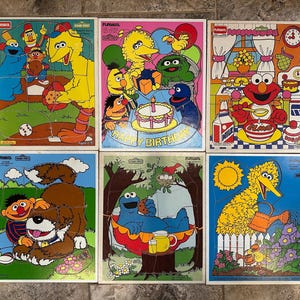 セサミストリート パズル レア★レトロ Sesame street puzzle - Etsy 日本