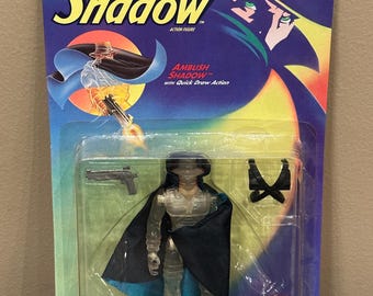 Vintage 1994 the Shadow Ambush Shadow Action Figure by Kenner New