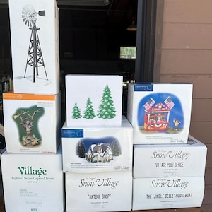 SO MUCH MUCH More Department 56 Snow Village Items - Buyer&#39;s Choice