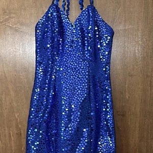 cache blue sequin dress CACHE sparkly navy gown  Wellington Hunters and Collectors